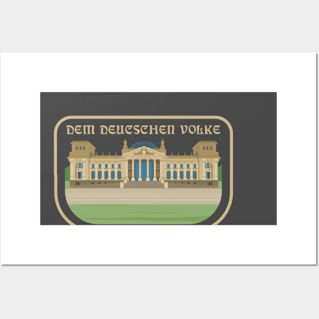 Dem deutschen Volke berlin german Wall Art by creative.z